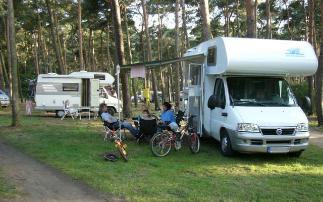 Wohnmobil-Stellplätze, Foto: Camping am Oberuckersee, Lizenz: Camping am Oberuckersee