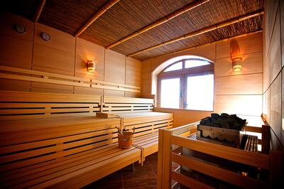 Finnische Sauna, Foto: Sabine Boettcher, Lizenz: Burmeister GmbH